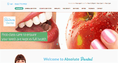 Desktop Screenshot of absolutedentalprestwich.co.uk